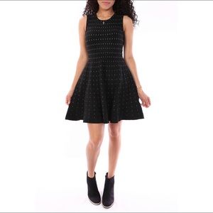 2/$15 HYFVE Black Ribbed Sweater Dress Size Medium